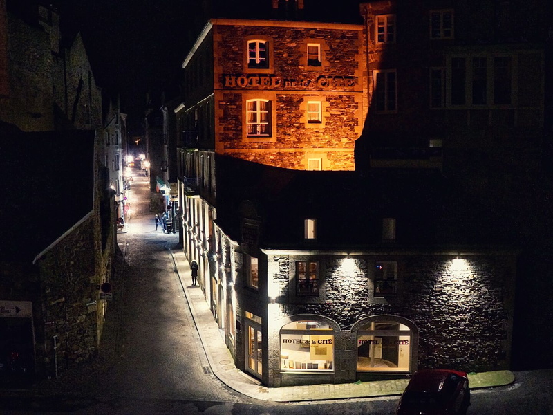 Tranquil Night in Saint-Malo, France