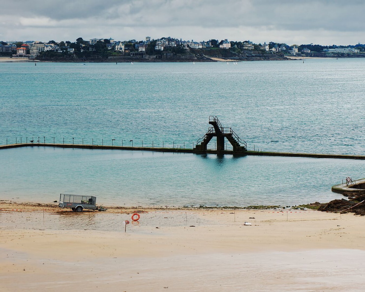 Tranquil Coastal Scene: A French Harbor