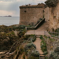 Staircase to a Historic Fortress