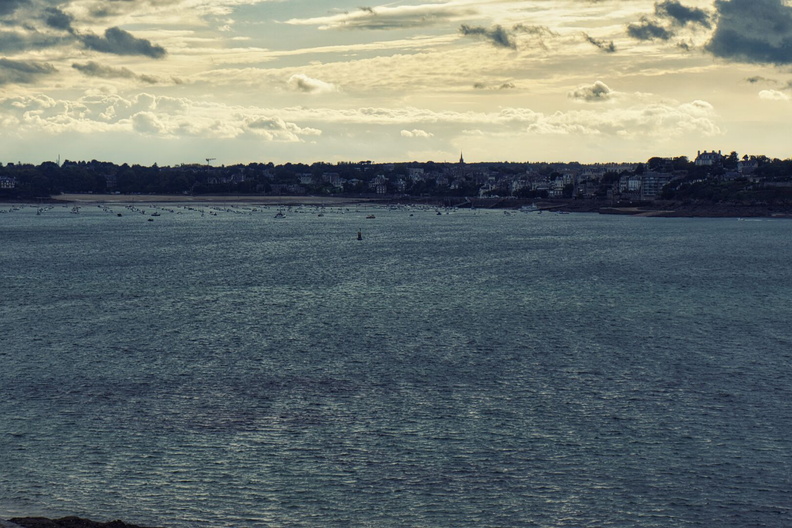 Serene Harbor at Sunset, Saint-Malo