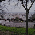 Serene Paris: View from Montmartre overlooking the City of Lights