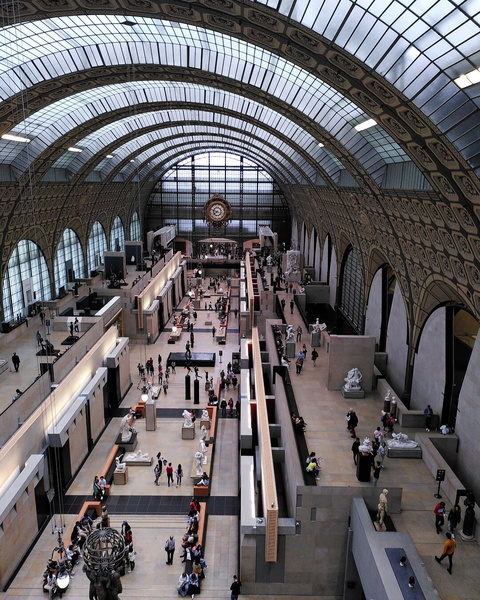 Grand Hall of the Louvre Museum, Paris