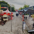 Vibrant Parisian Market Square