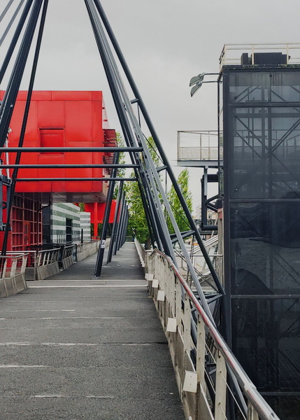 Eiffel Tower Viewed from the Bottom