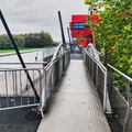 An Urban Pier in the Rain