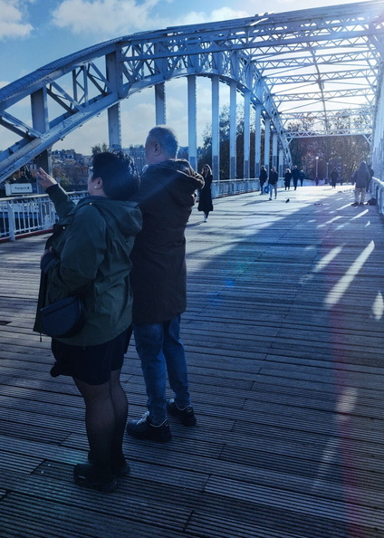 A Romantic Stroll on the Pont Alexandre III in Paris, France