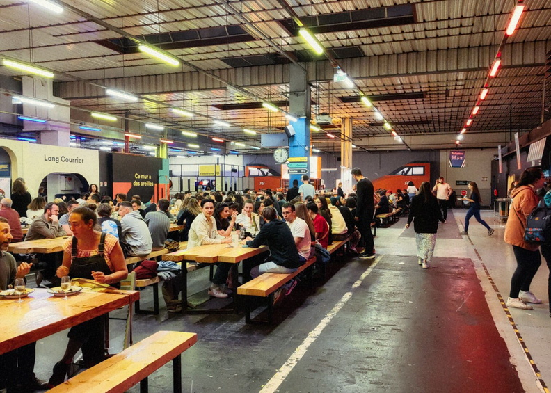 Vibrant Night Market Scene