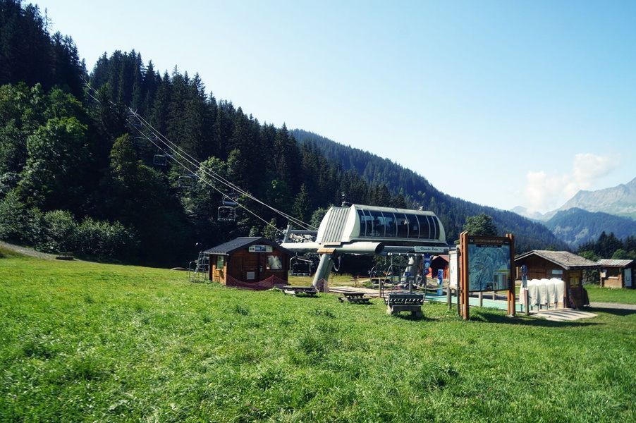 A Ski Lodge by the Mountains