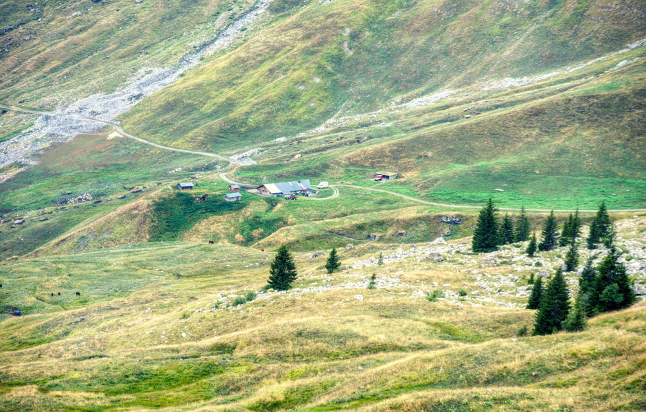 Peaceful Alpine Village