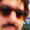 Explorer's Moment: A Traveler Captures His Adventure in the French Alps
