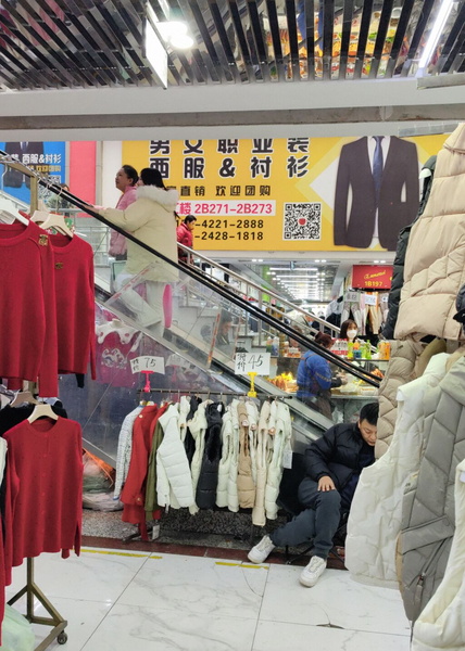 Busy Shopping Mall in China