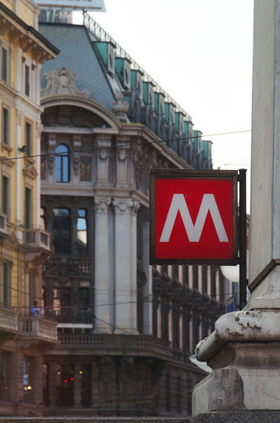 Urban Architecture: A Milan Street Scene