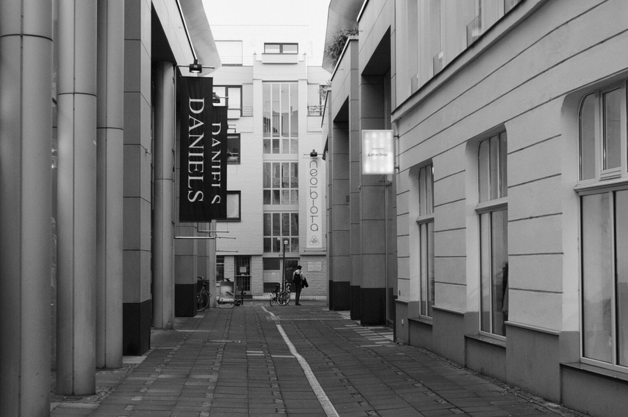 Cobblestone Street Alley