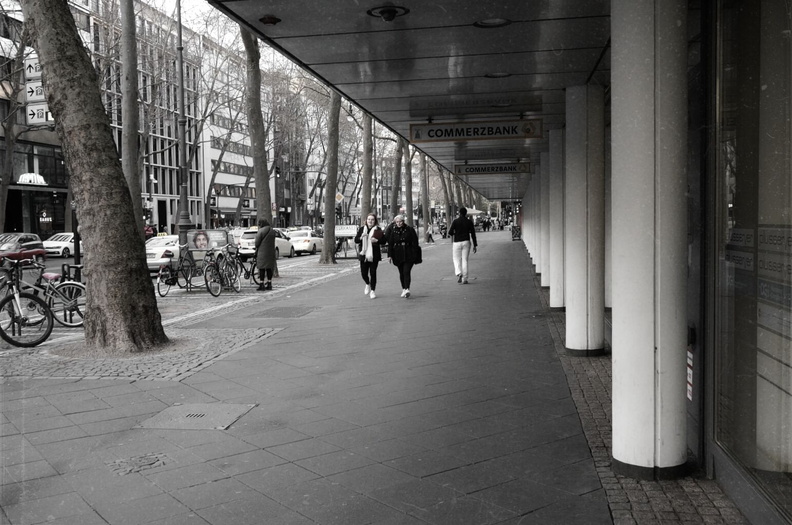 A Day in Cologne: A Black and White Perspective of City Life