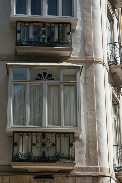 Elegant Urban Corner with Balcony in Malaga, Spain