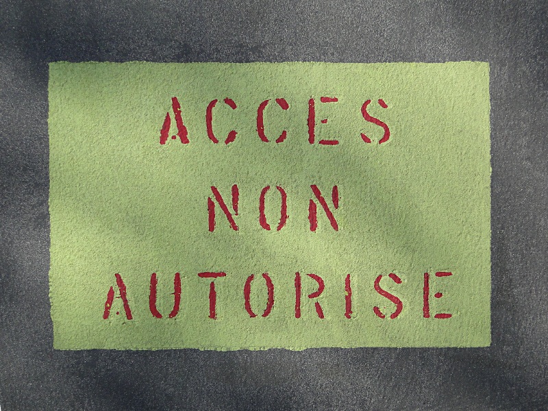 Access Restriction Notice in France