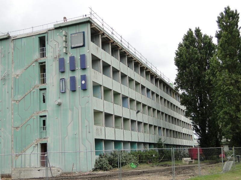 Abandoned Multi-Story Residential Building