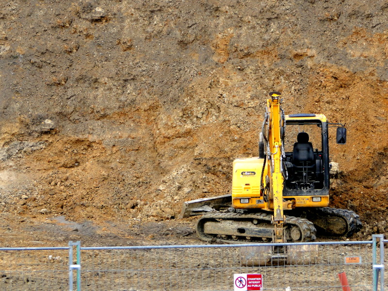 Construction Site Excavation Equipment
