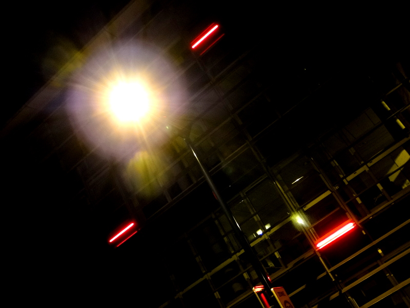 Nighttime Street Light Glare