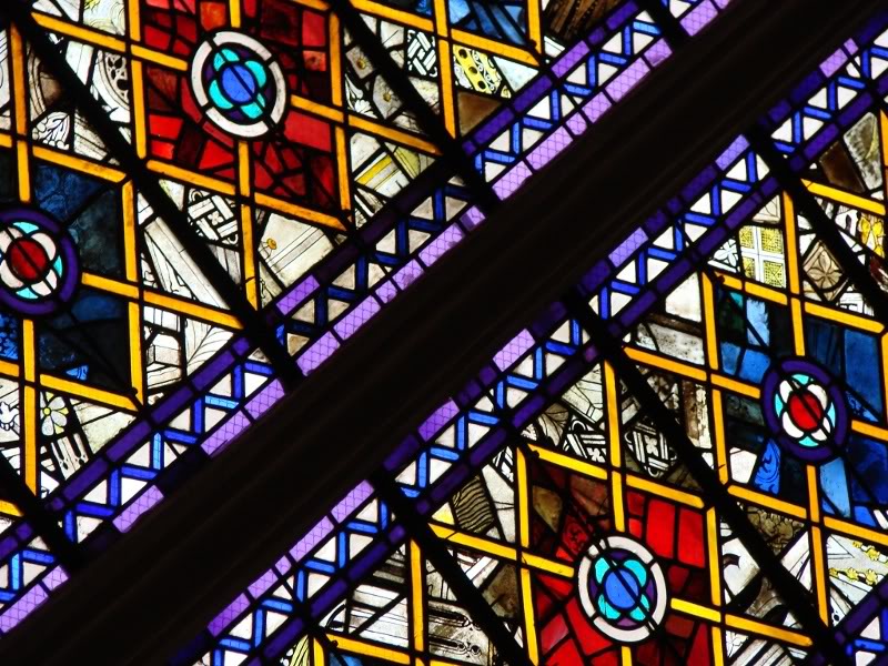 Gothic Stained Glass Window: A Vivid Display of European Artistry