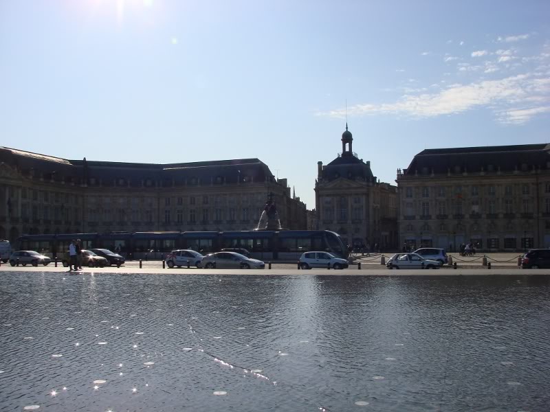 Bordeaux City Hall Square - A Sunny Day in France